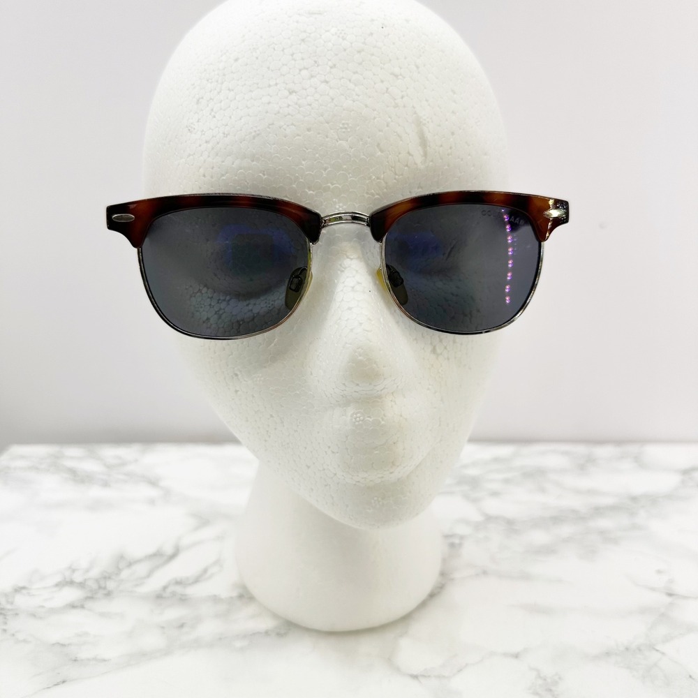 Cole Haan C1719 22 Sunglasses Women Tortoise Polarized Clubmaster‎ Excellent